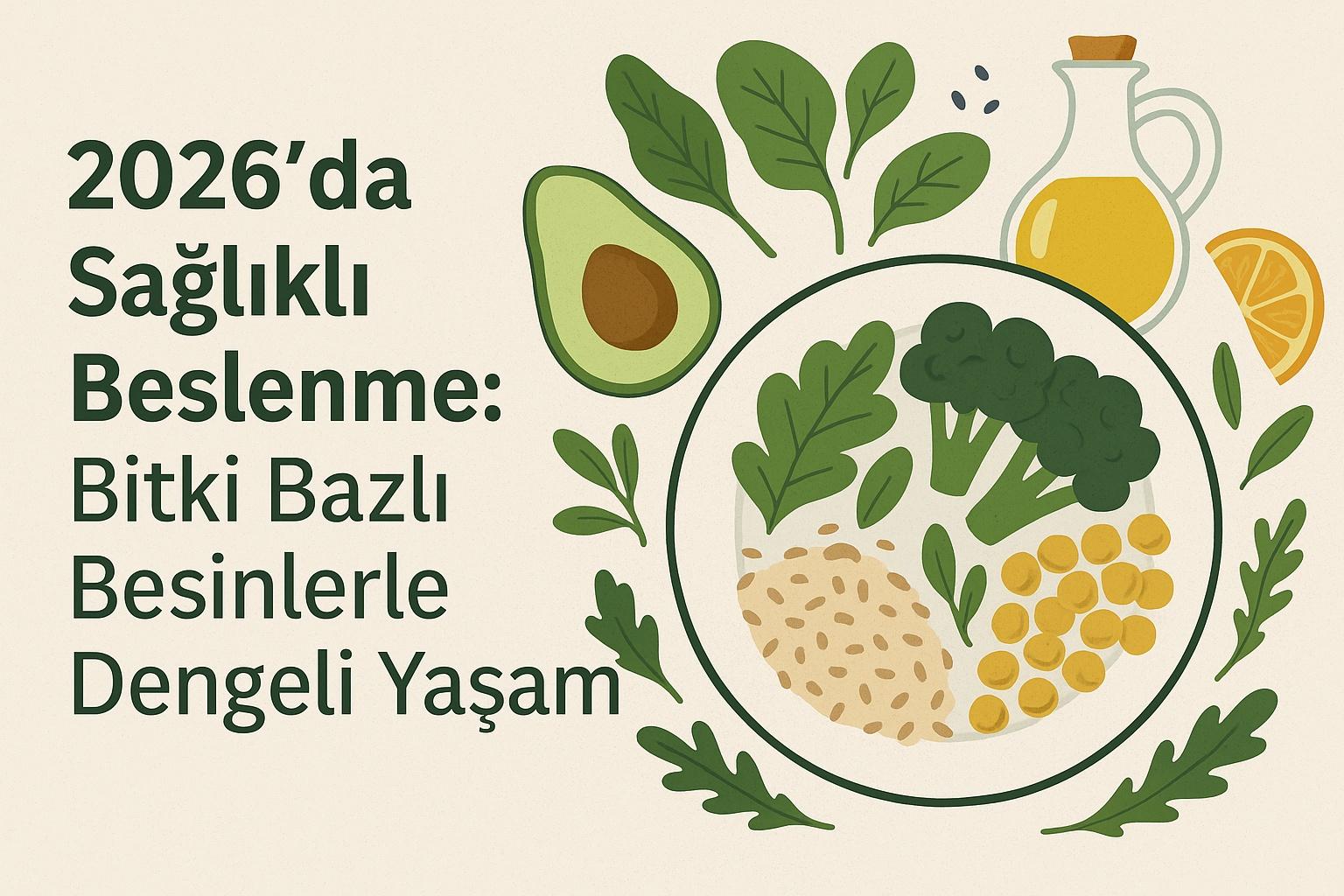 2026’da Sağlıklı Beslenme: Bitki Bazlı Besinlerle Dengeli Yaşam
