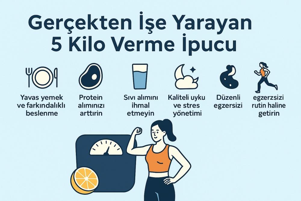 Gerçekten İşe Yarayan 5 Kilo Verme İpucu