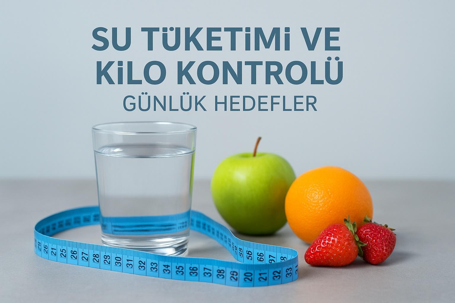 Su Tüketimi ve Kilo Kontrolü: Günlük Hedefler