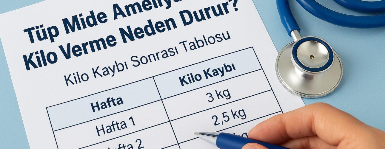tup mide ameliyatinda kilo verme neden durur