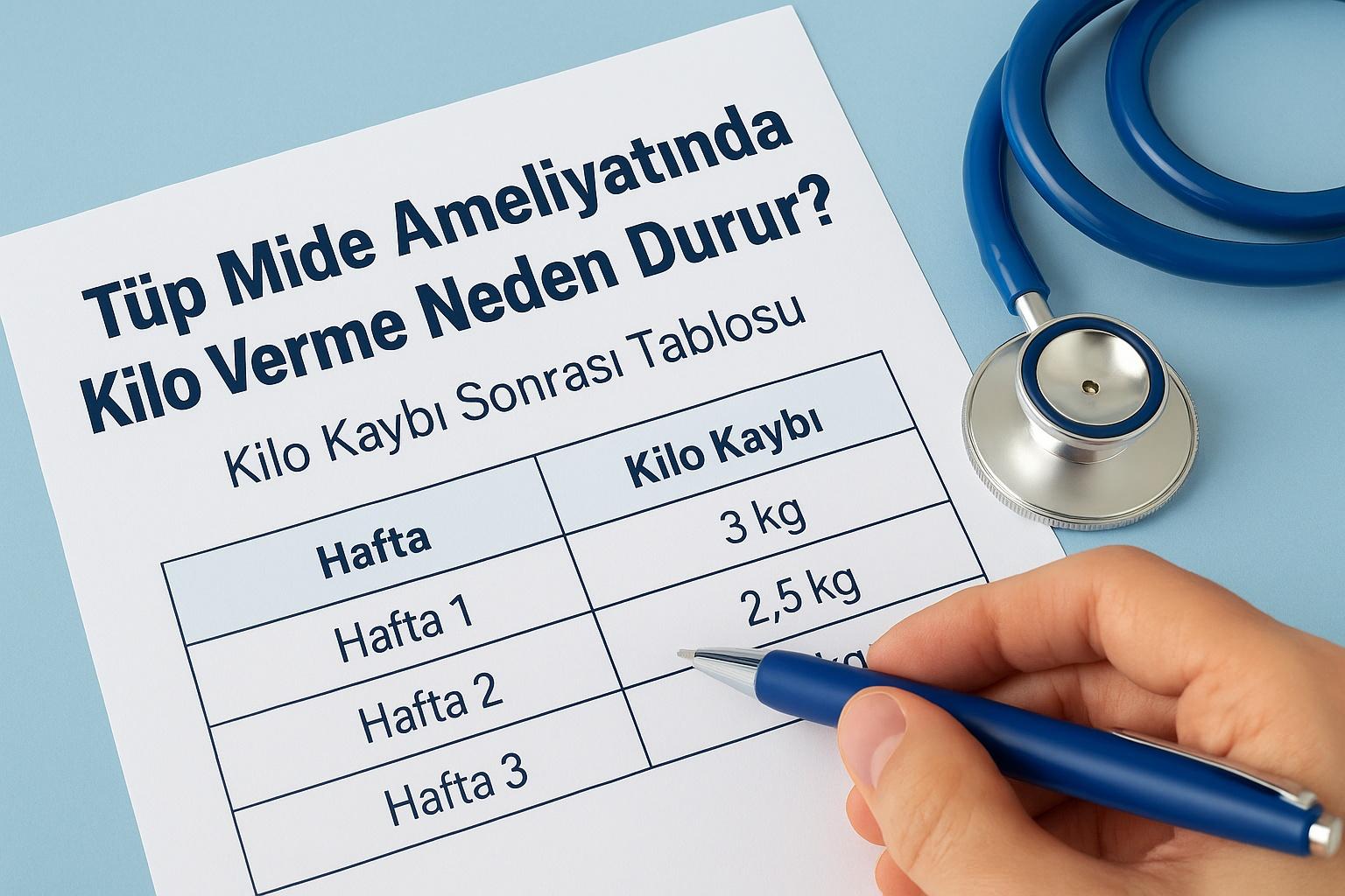 Tüp Mide Ameliyatında Kilo Verme Neden Durur?