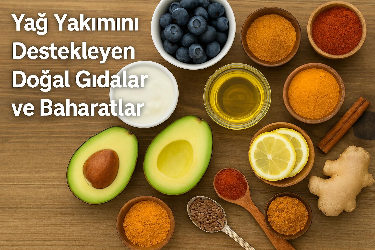 Yağ Yakımını Destekleyen Doğal Gıdalar ve Baharatlar