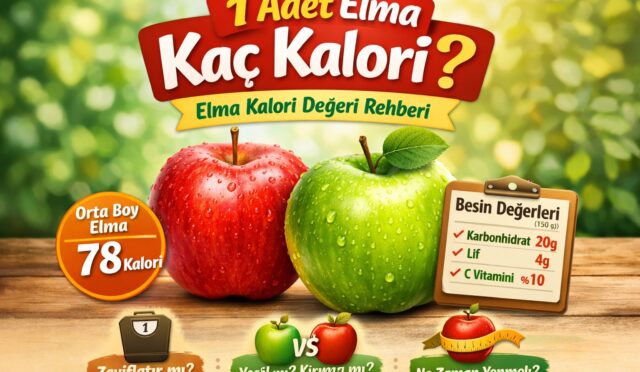 1 adet elma kac kalori elma kalori degeri rehberi