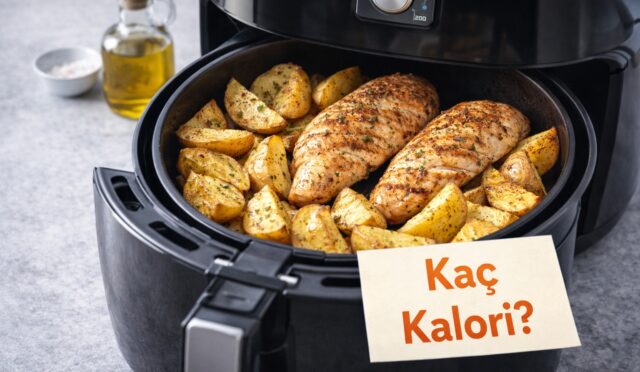 Ev Yapımı Airfryer Tavuk ve Patates Kaç Kalori?