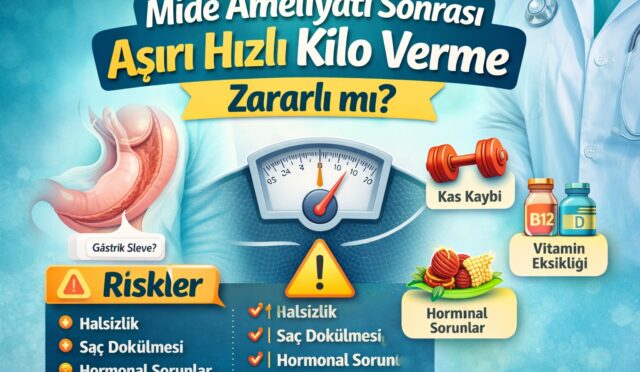 Mide Ameliyatı Sonrası Aşırı Hızlı Kilo Verme Zararlı mı?