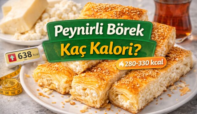 Peynirli Börek Kaç Kalori? Porsiyon Porsiyon Gerçekler