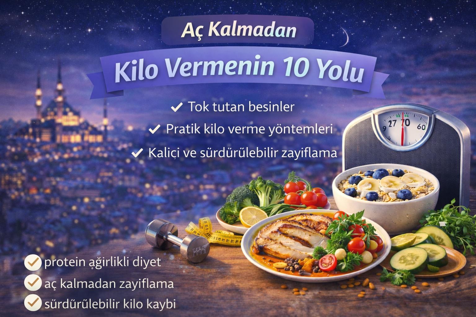 Aç Kalmadan Kilo Vermenin 10 Yolu
