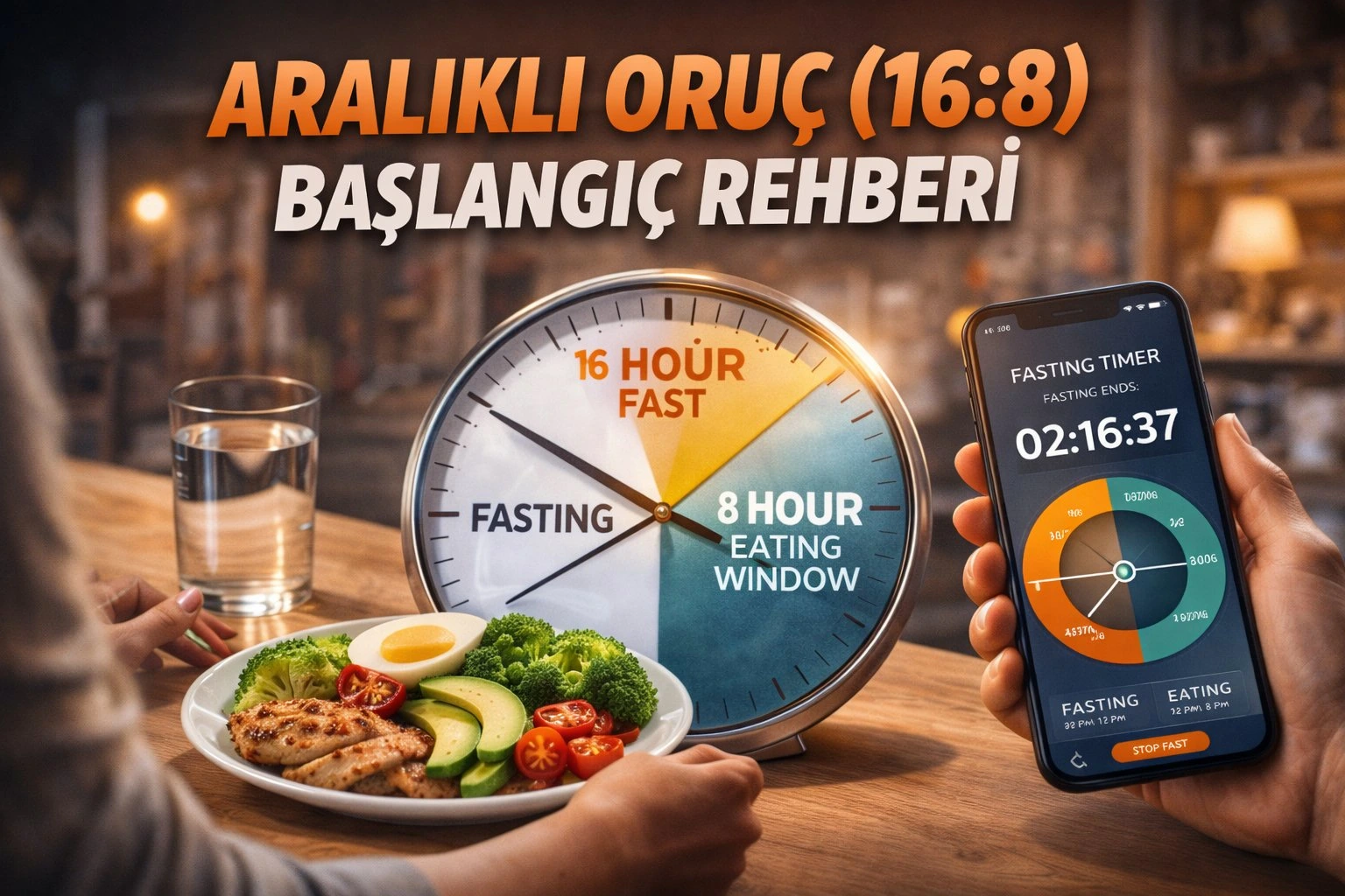 Aralıklı Oruç (16:8) Başlangıç Rehberi