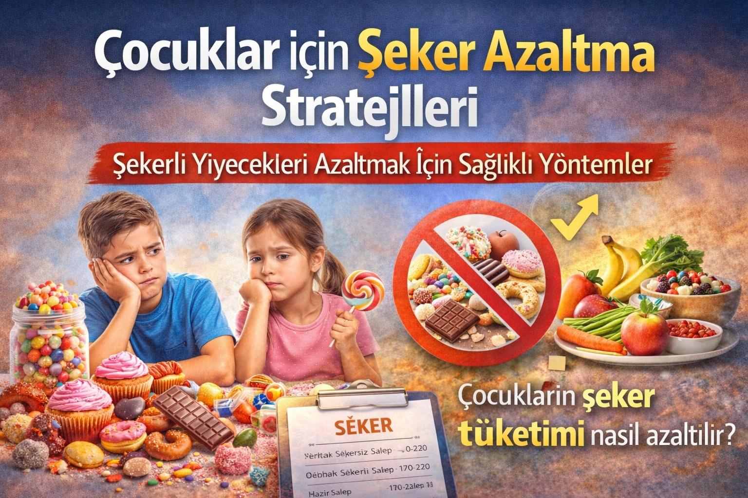 Çocuklar için Şeker Azaltma Stratejileri: Sağlıklı Alışkanlıklar Rehberi