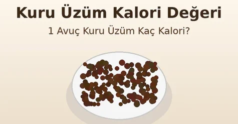 Kuru Üzüm Kalori Değeri: 1 Avuç Kuru Üzüm Kaç Kalori?