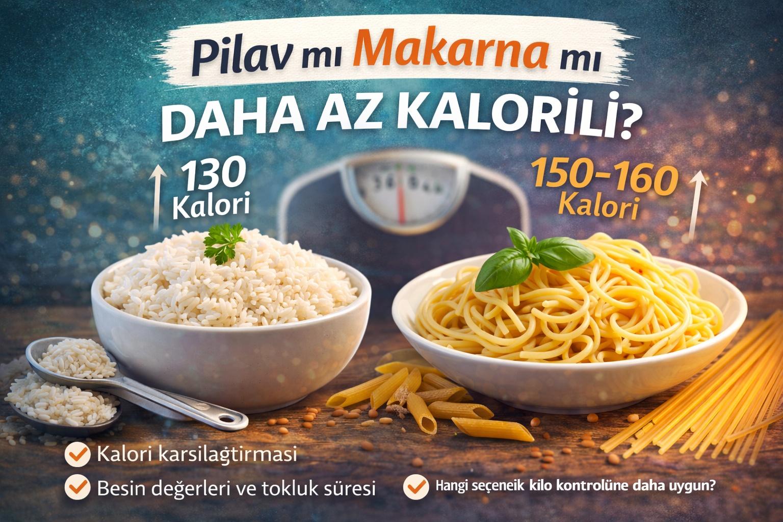 Pilav mı Makarna mı Daha Az Kalorili?