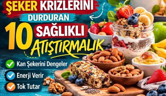 Şeker Krizlerini Durduran 10 Sağlıklı Atıştırmalık
