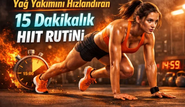 Yağ Yakımını Hızlandıran 15 Dakikalık HIIT Rutini