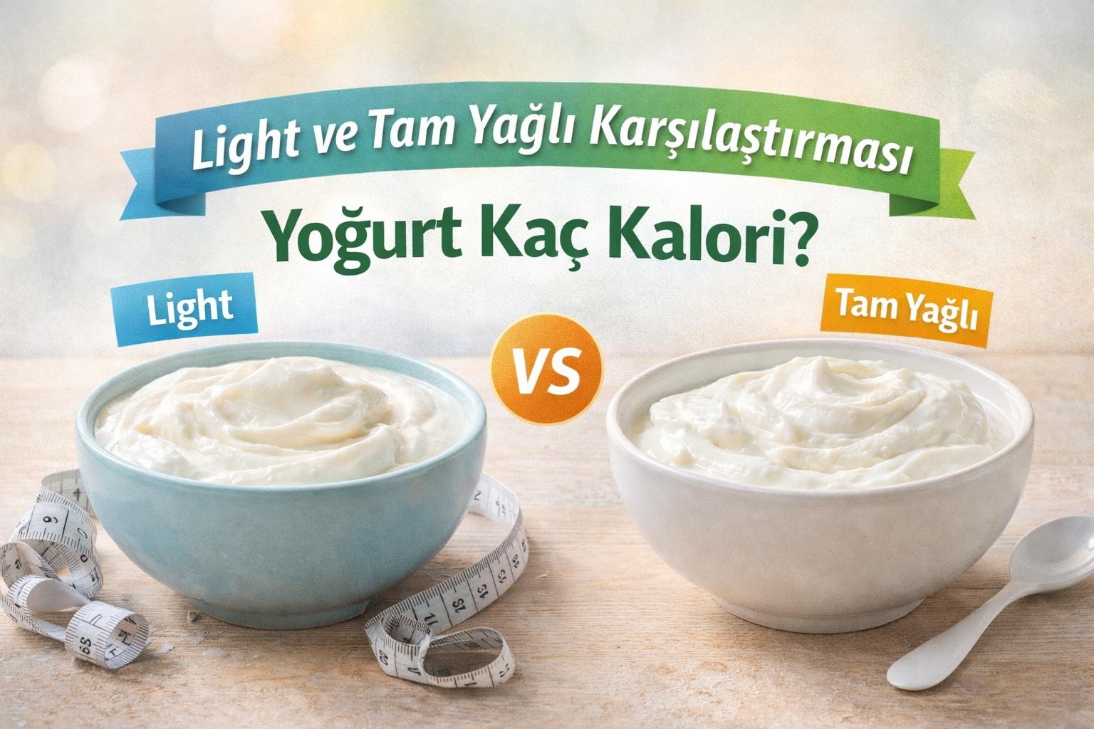 Yoğurt Kaç Kalori? Light ve Tam Yağlı Karşılaştırması
